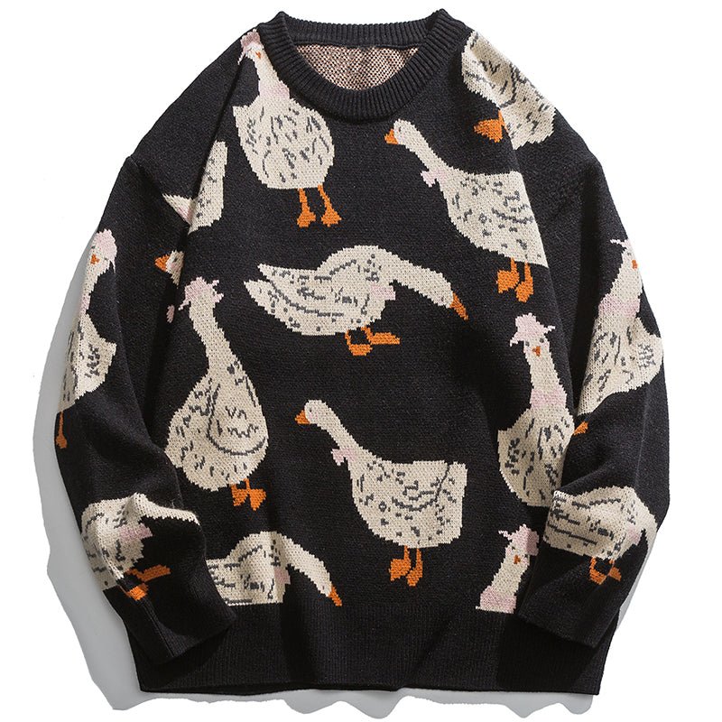 goose knitted sweater