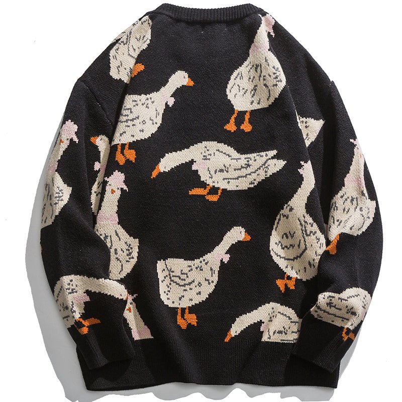 loose style goose sweater