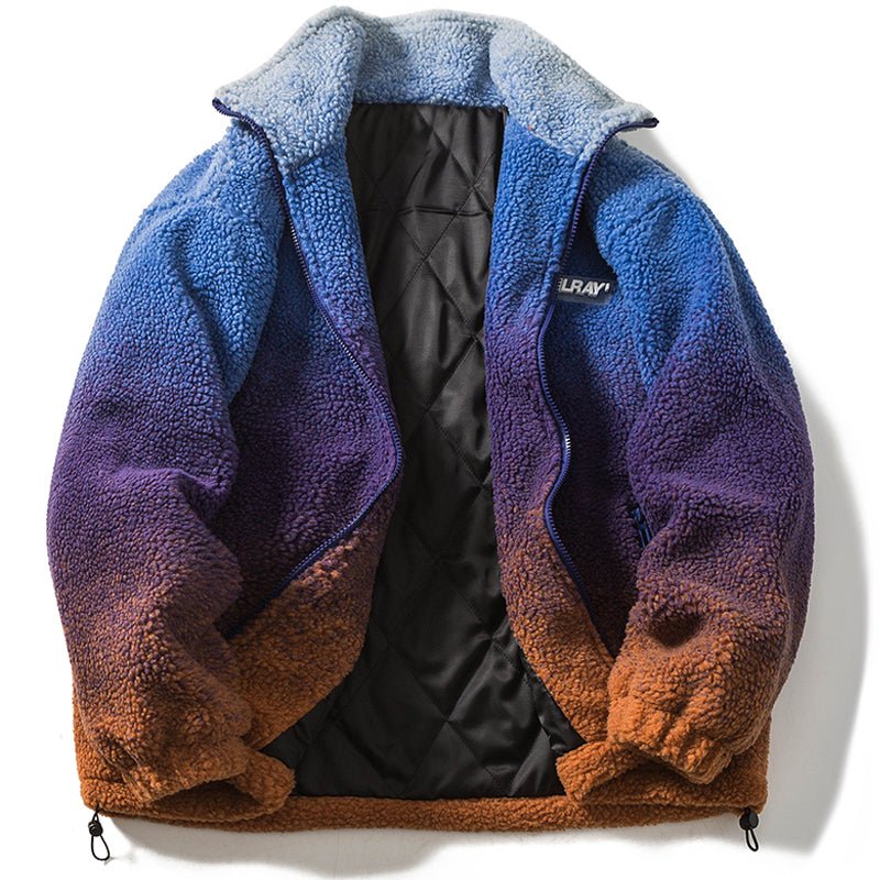 sherpa gradient color jacket