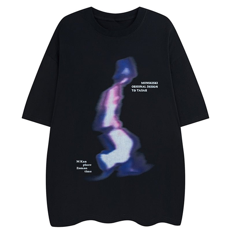 lonely shadow print t-shirt