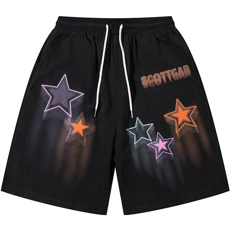 Men's Colorful Star Shorts