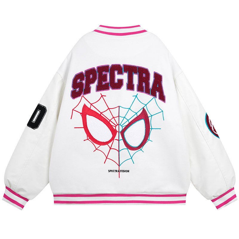 spider baseball jacket for women