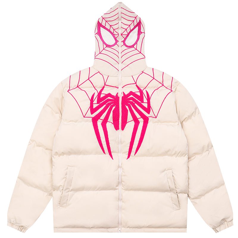 full zip spider winter coat