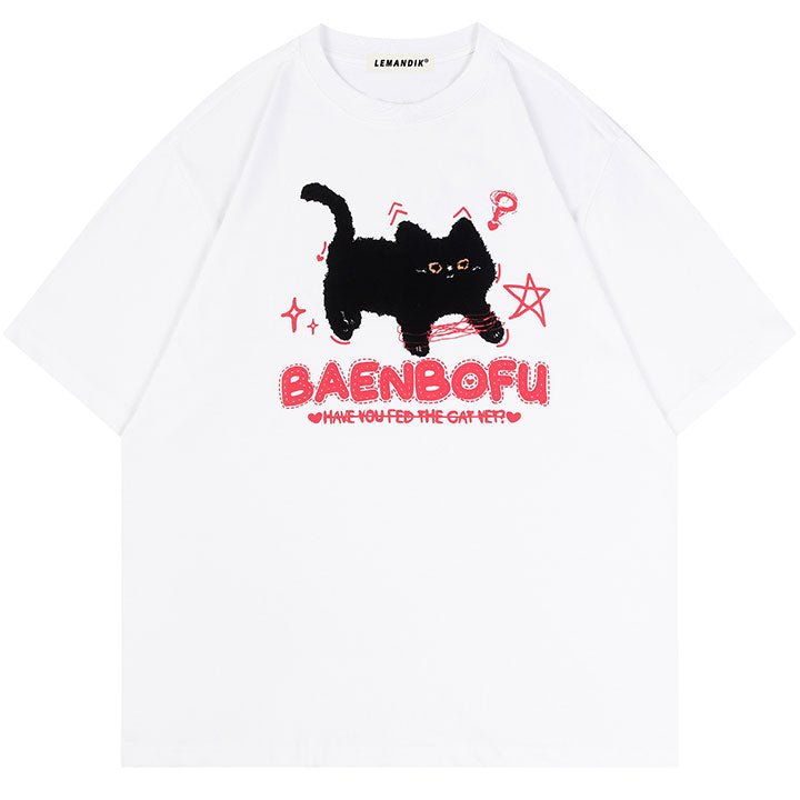 cute cat pattern shirt