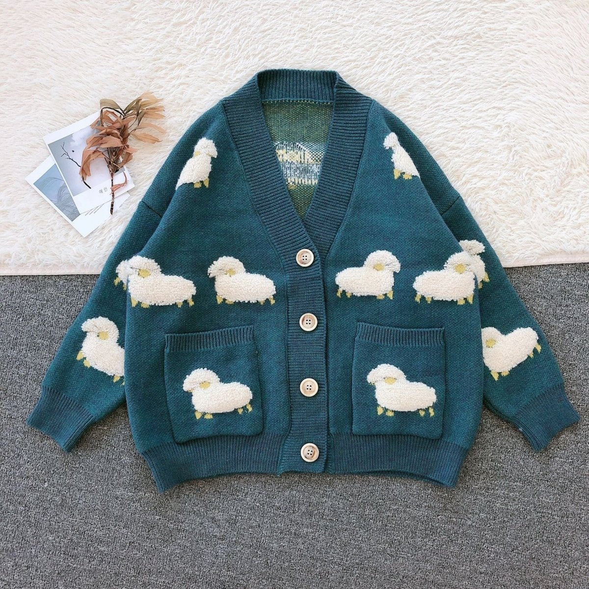 sheep sweater cardigan