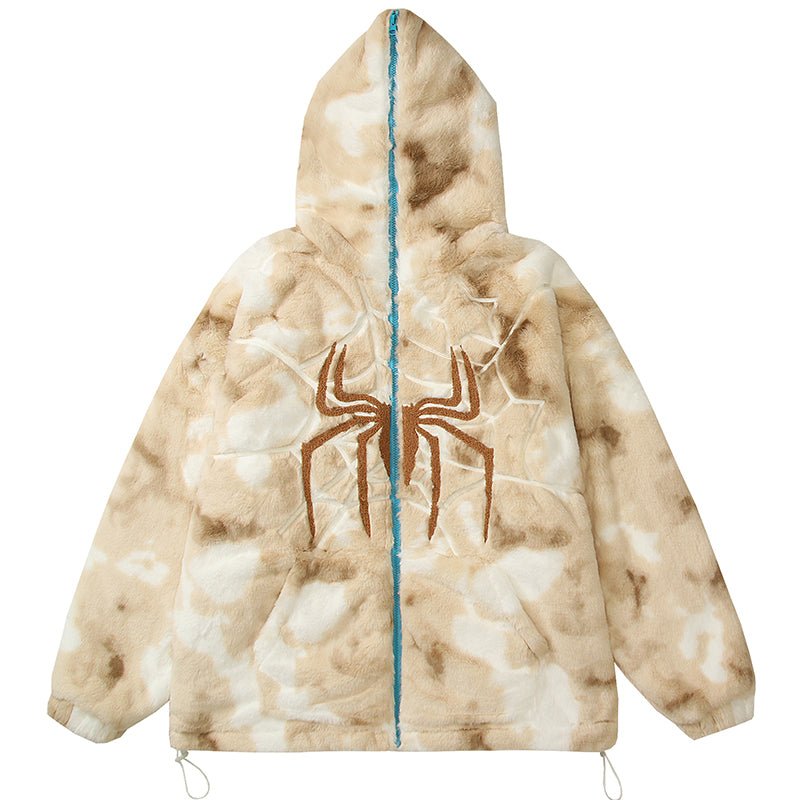 spider sherpa winter coat