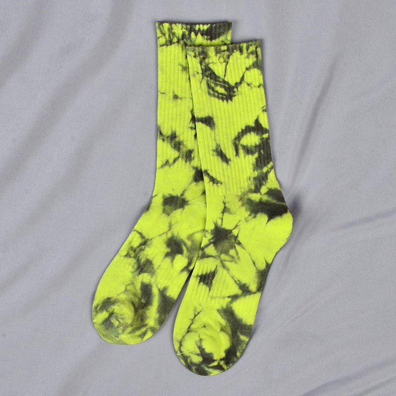men's yellow socks