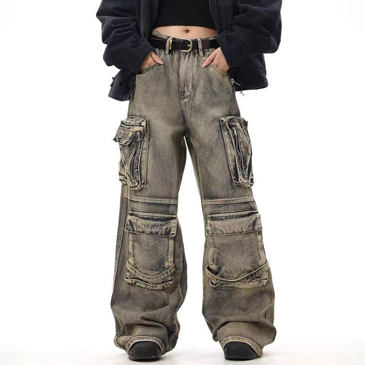 vintage cargo jeans for men