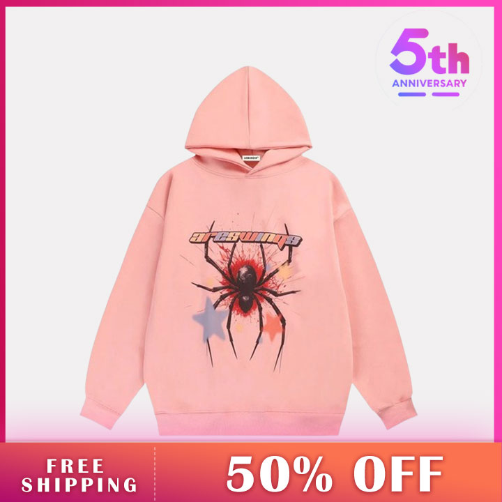 LEMANDIK® Stylish Spider Graphic Hoodie
