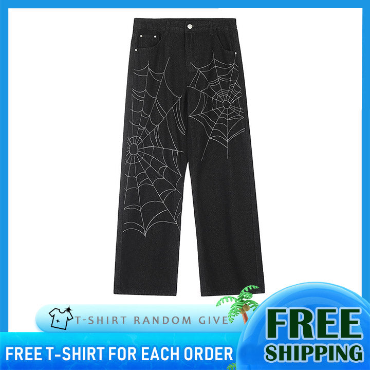 spider web jeans for men