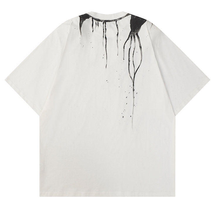 distressed t-shirt for men