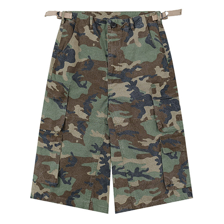 Camouflage Multi-Pocket Shorts