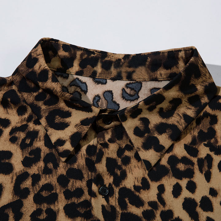LEMANDIK® Hawaiian Shirt Full Leopard Print