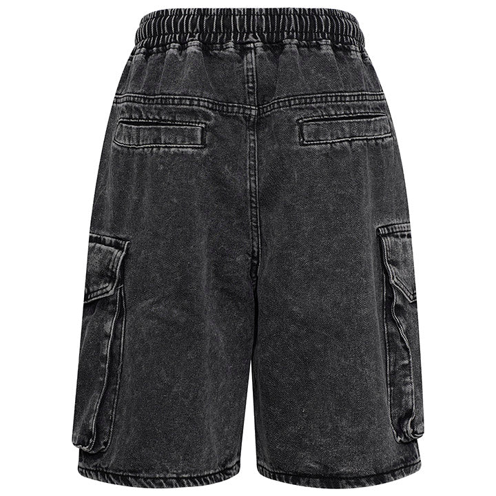 baggy style multi pockets cargo shorts