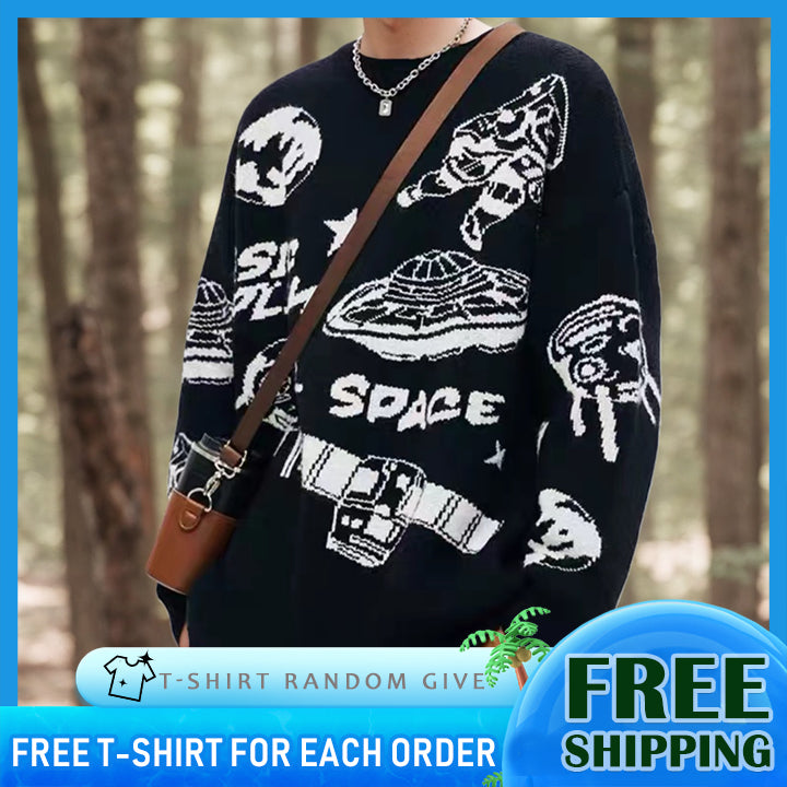 LEMANDIK® Space Station Knit Sweater