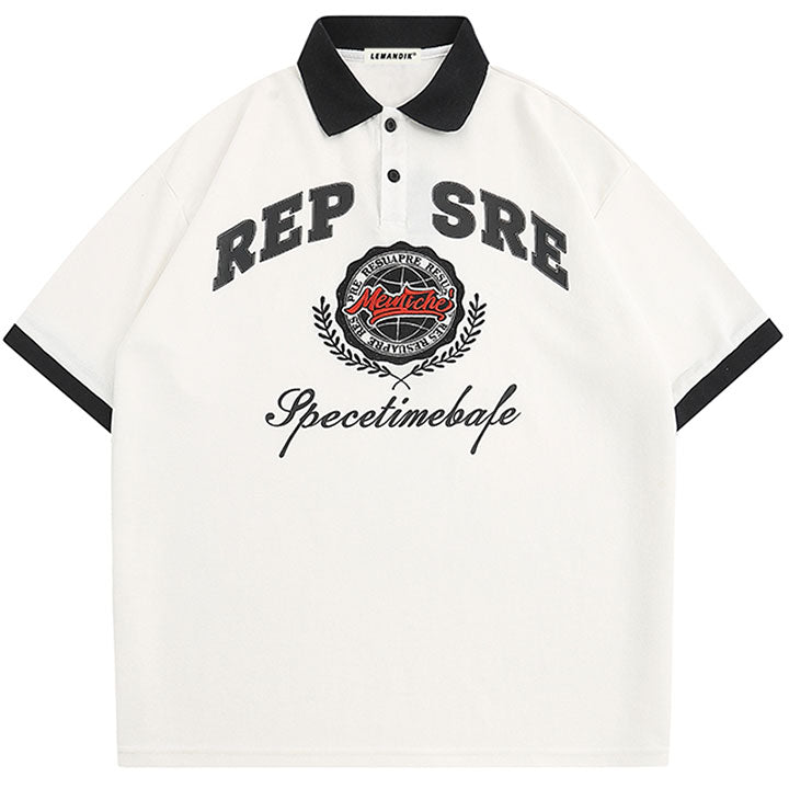 LEMANDIK® American Retro Polo T-shirt REP SRE