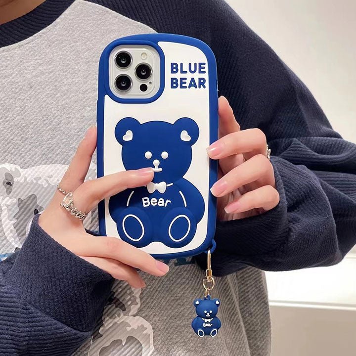 blue bear phone case
