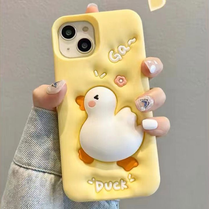 duck shape phone case