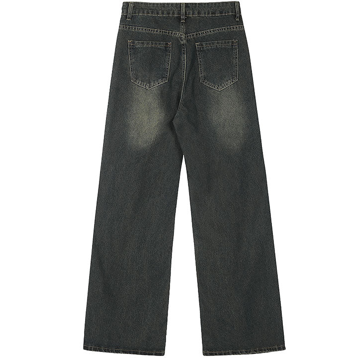 star rivets Y2K denim jeans