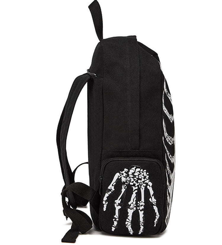 Hipster skeleton backpack