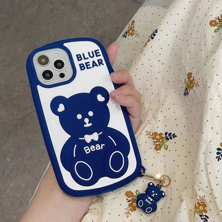 bear pendant phone case
