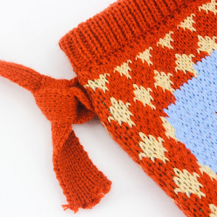 LEMANDIK® Flower Knitted Small Crossbody Bag