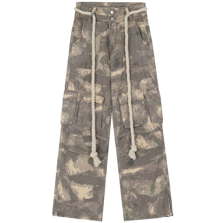 Camouflage Puttee Loose Cargo Pant