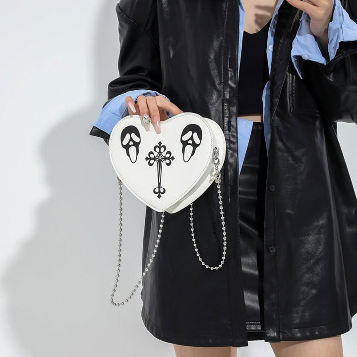 Girl's Chain Bag with ghost graphic