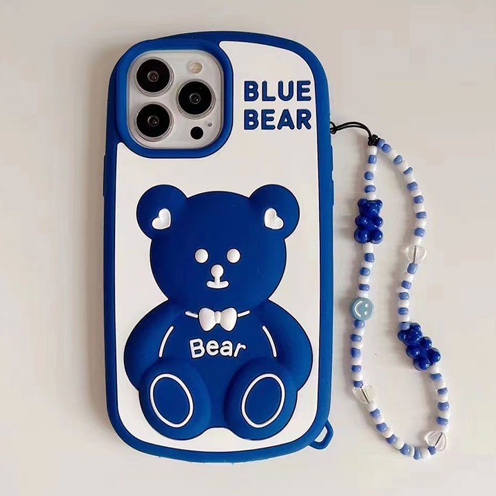 bear phone case with chain