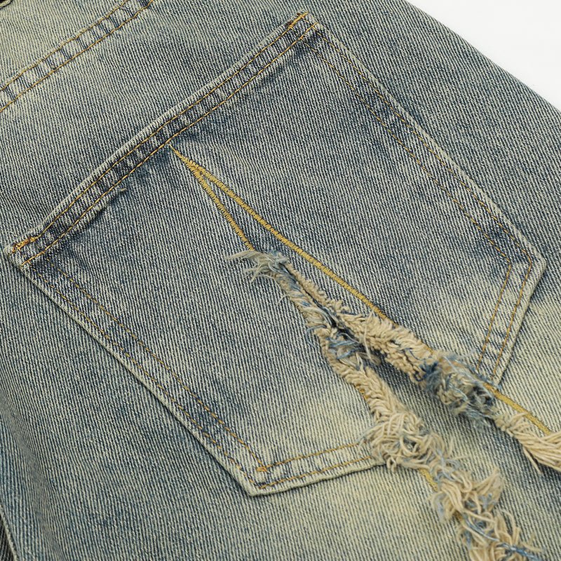 retro style crosses jeans