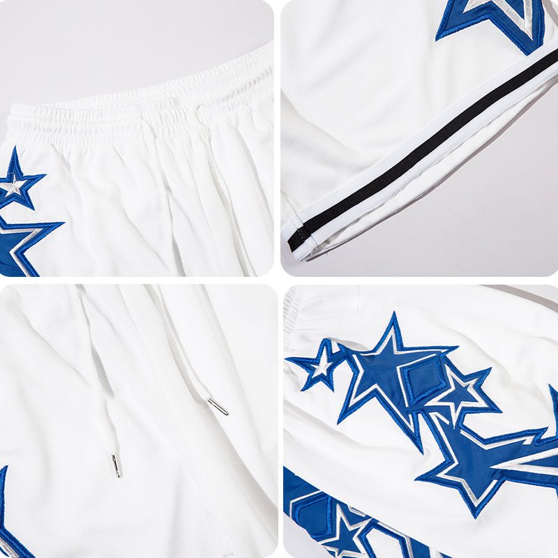 star print short pants  for men