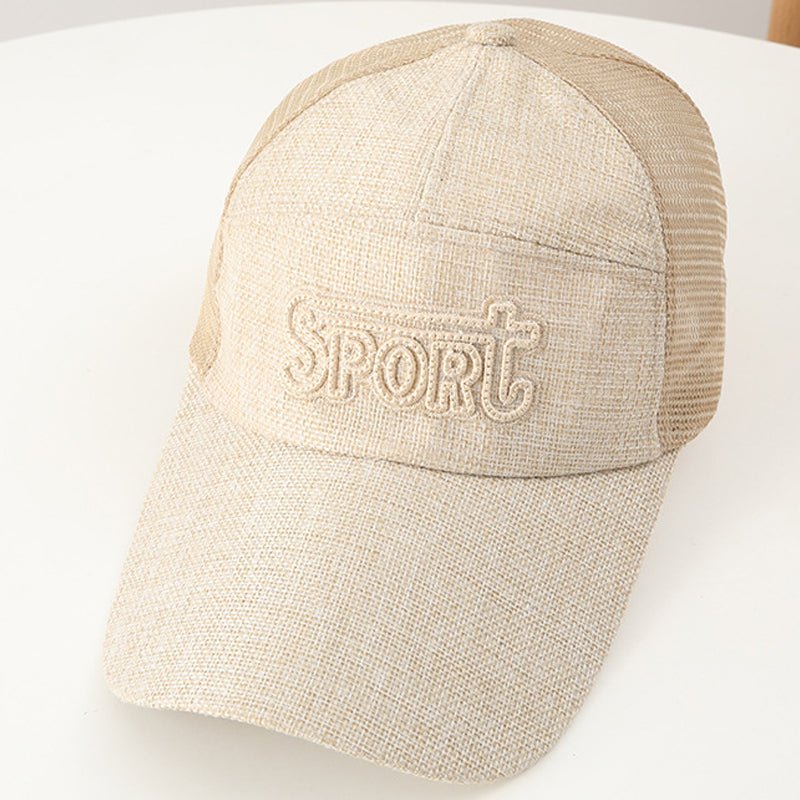 girl's summer baseball hat
