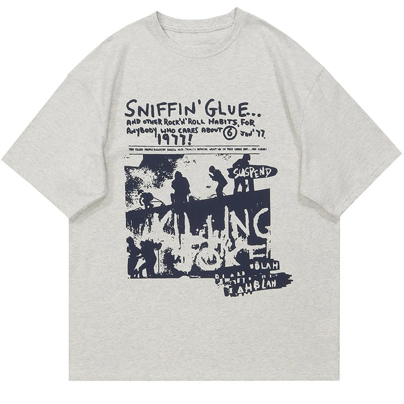Camiseta casual Lemandik SNIFFIN'GLUE