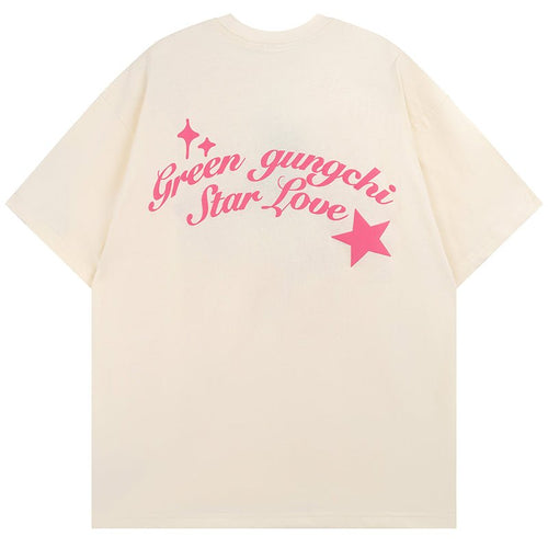 Lemandik Cute Graphic T-shirt Star Cat