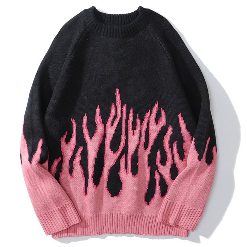 red flame sweater