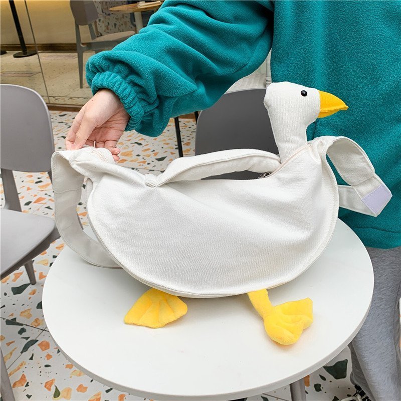 cute goose shoulder bag