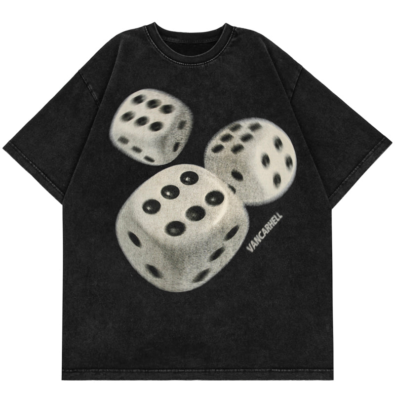 washed Dice Graphic t-shirt