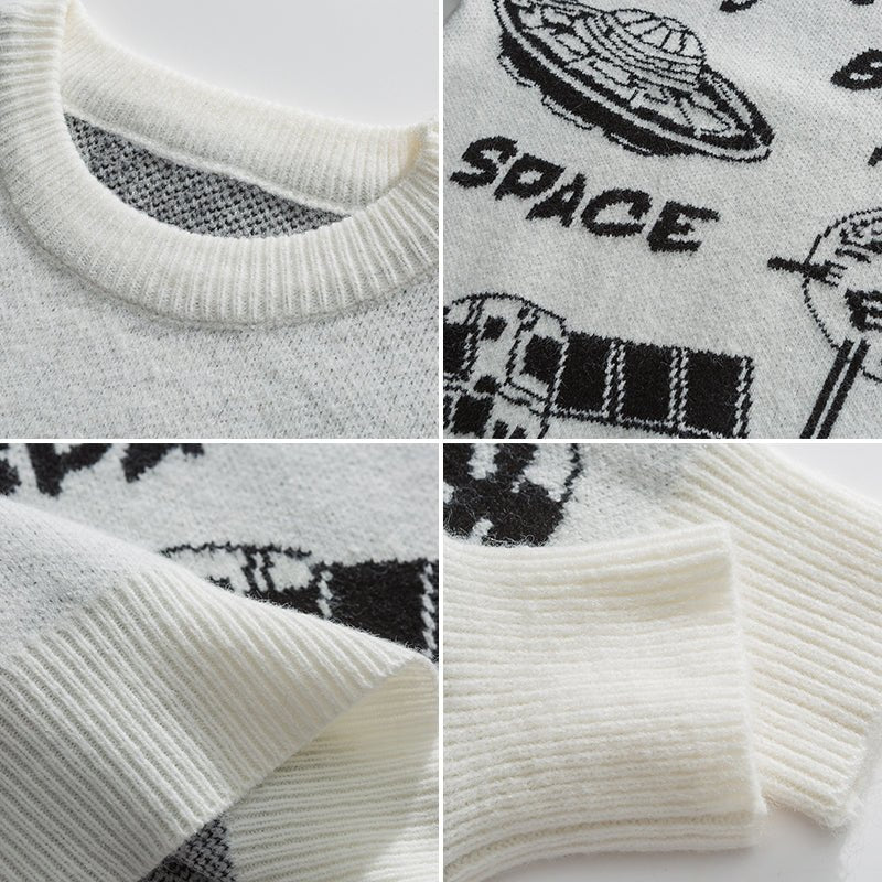 knitted space sweater