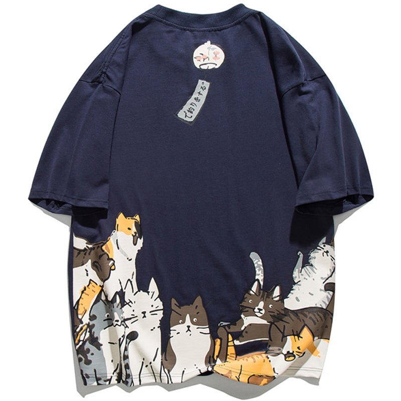kanji and Cats graphic t-shirt