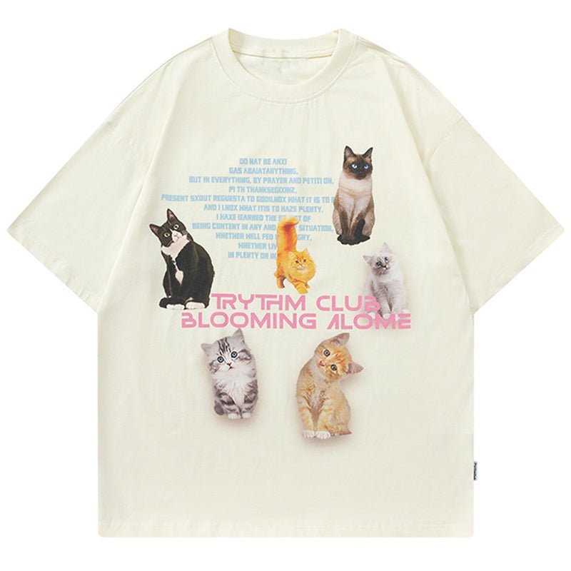 T-Shirt with cute cats
