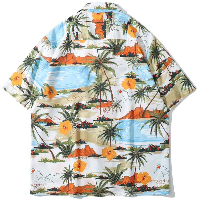 Hawaiian S/ S Shirt Coconut Tree
