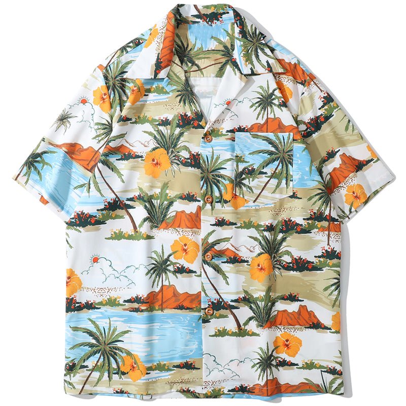 Lemandik Hawaiian Shirt Suits Set Tropical