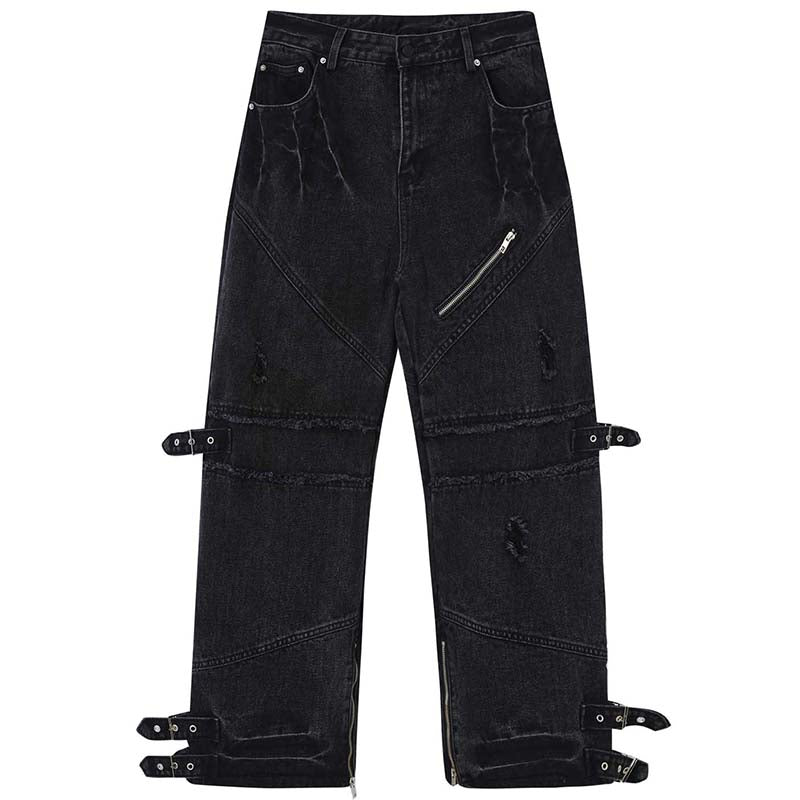 cargo jeans buckles