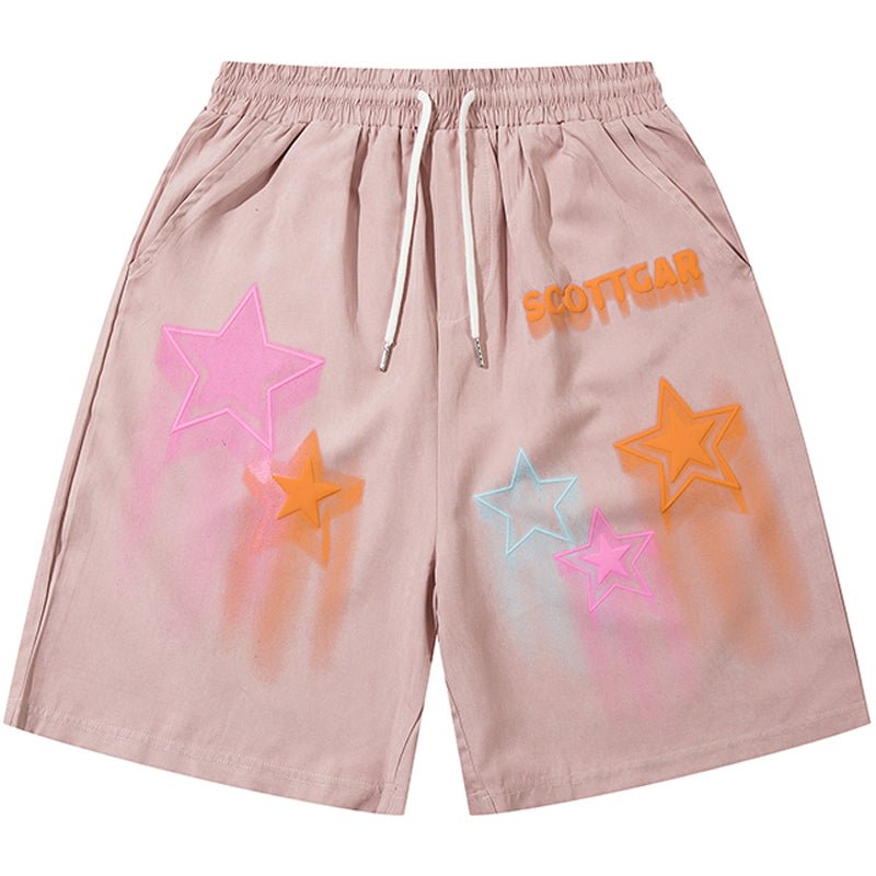 Men's Colorful Star Shorts
