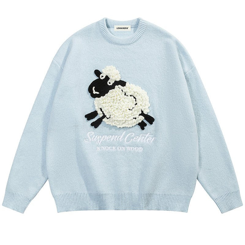  sheep blue sweater