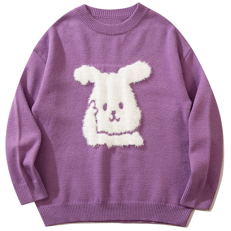 Cartoon rabbit Y2K sweater