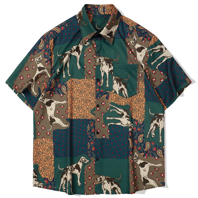 Spotted Dog button down shirt