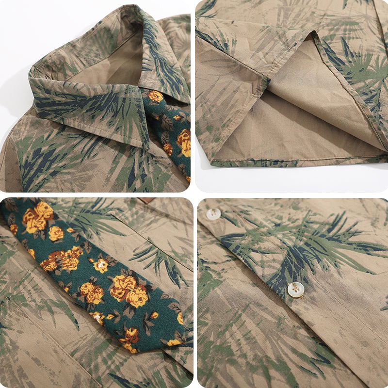 vegetation button down shirt