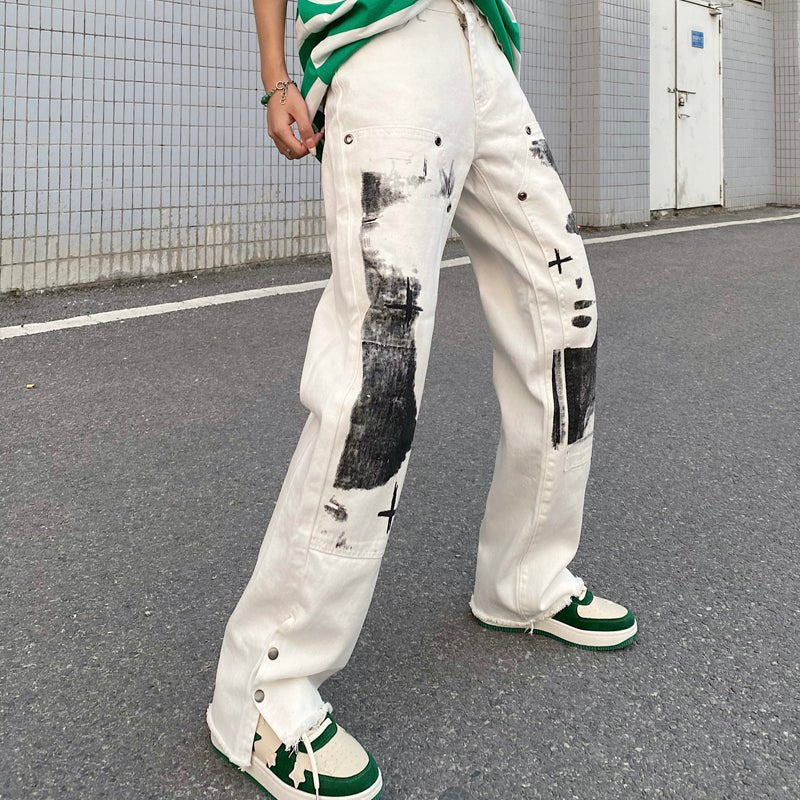 Loose fit Graffiti Jeans Pants