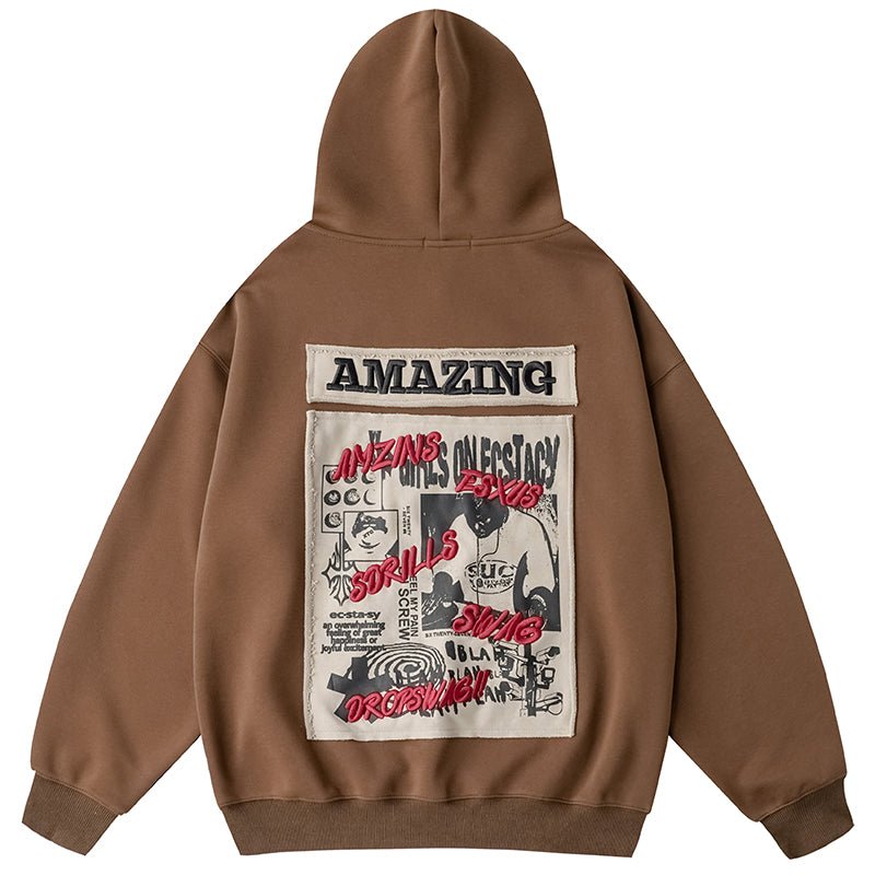 AMAZING patch hoodie